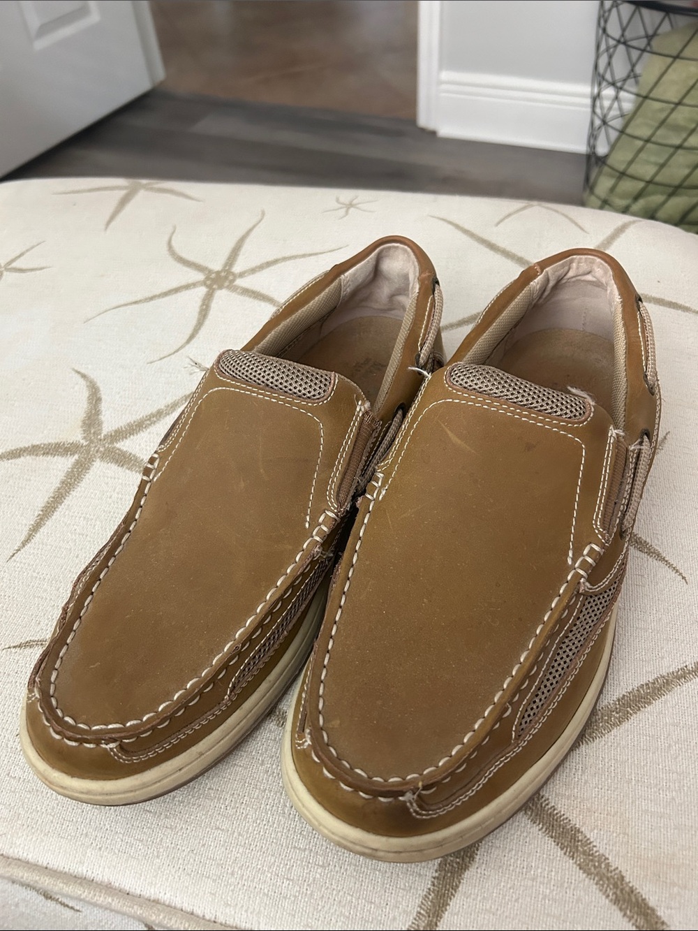 Men's Slip-On Casual Loafers in Tan